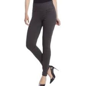 SPANX High-Rise Gray “The Slim-X” Ponte Leggings Sz Medium